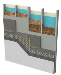 Sistema de fachada PS2 C150 MW80 XPS30